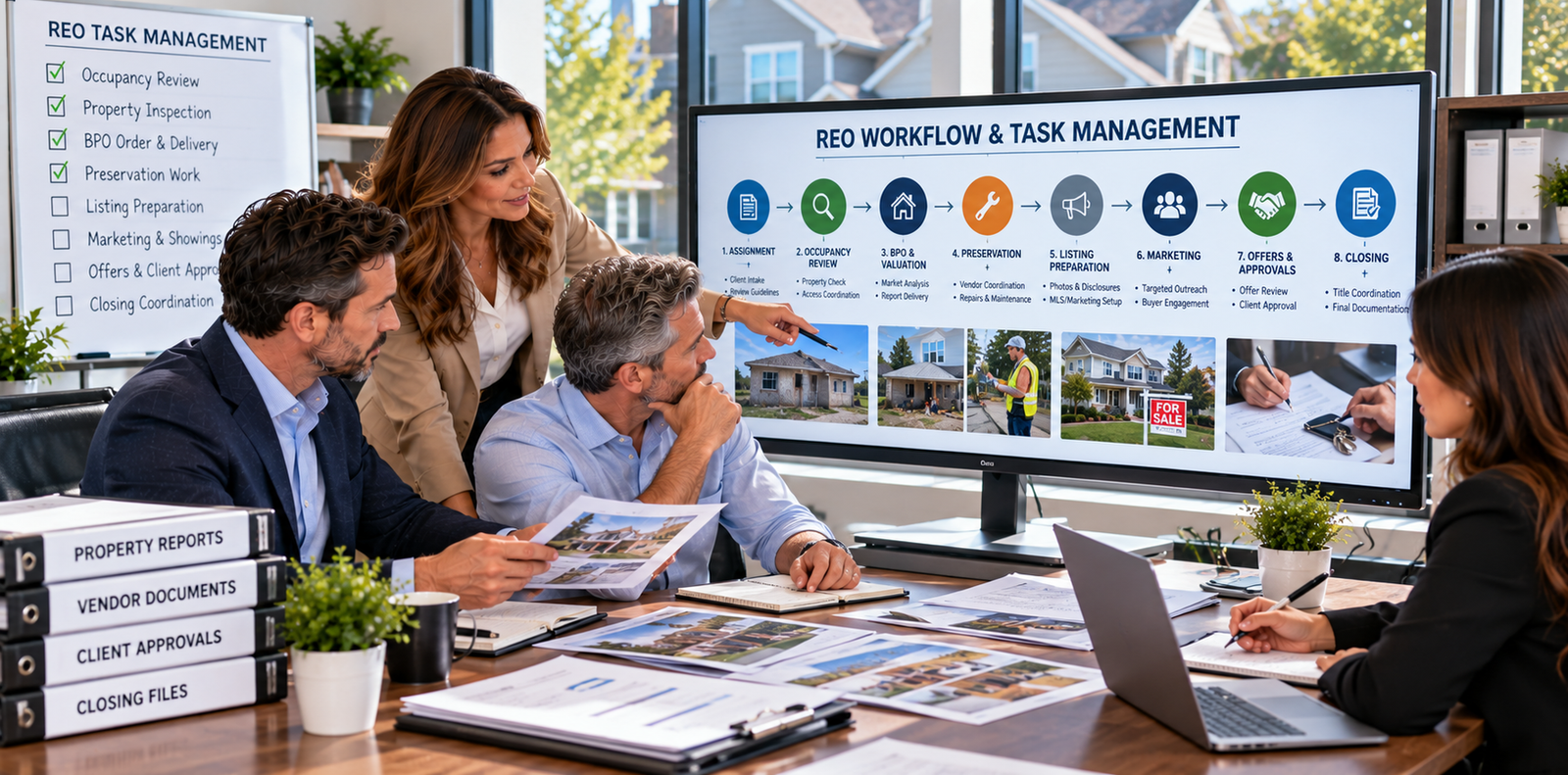 Compliant REO Workflow Task Management