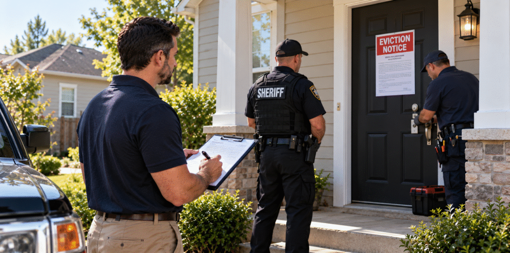 Eviction Support Coordination for REO Assets
