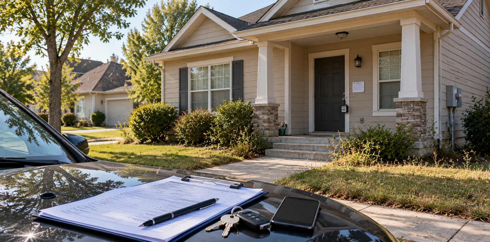 House Inspection Documents and Keys