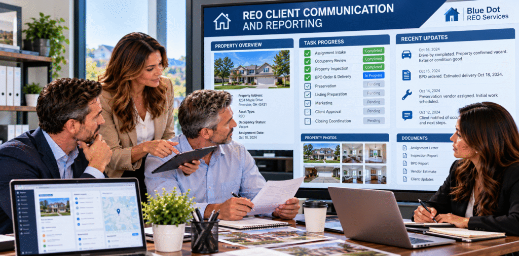 REO Client Communication and Reporting